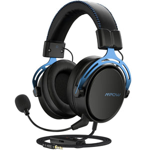 Gaming Headset 3.5mm Wired Surround Sound With Noise Canceling Mic