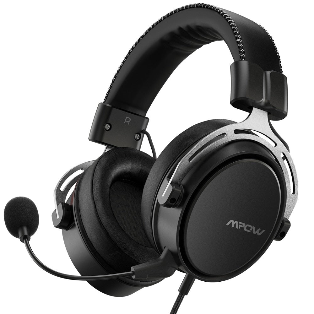 Gaming Headset 3.5mm Wired Surround Sound With Noise Canceling Mic
