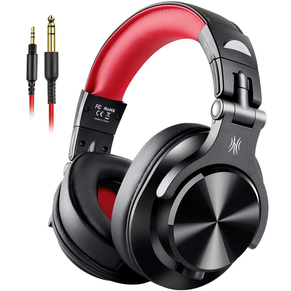 Gaming Headset, Studio DJ Headphones Stereo, Wired Headphone With Microphone
