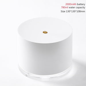 Wireless Air Humidifier Battery Rechargeable Portable Water Diffuser Air Purifier Mist Maker