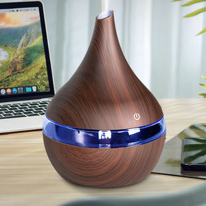 USB Ultrasonic Air Humidifier Purifier 7 Color Changing LED 300ml Essential Oil Aroma Diffuser
