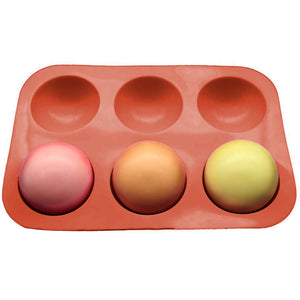 Half Sphere Silicone Mold for Cake Decorating and Chocolate Balls