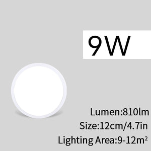 LED Ceiling Ultra-thin Cold White 9W-24W light fixture