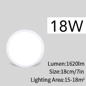 LED Ceiling Ultra-thin Cold White 9W-24W light fixture