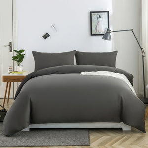 Duvet Cover Set super soft 100% brushed microfiber with pillowcase