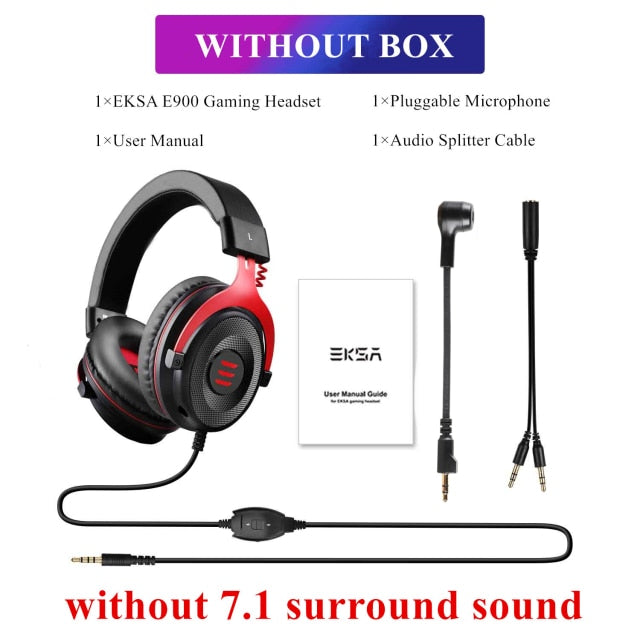 Gaming Headset with Microphone Pro 7.1 Surround USB/3.5mm Wired Headphones/Earphones