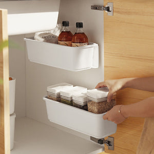 Kitchen Organizer Plastic Storage Container, Drawer Rack Basket Shelf For Cabinet